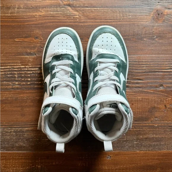 Nike Kids Sneakers - Forest Green and White Sz 13c - Picture 2 of 3